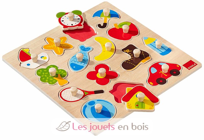 Puzzles en Bois, Jouets Montessori Enfant 1 2 3 4 Ans, Puzzle à