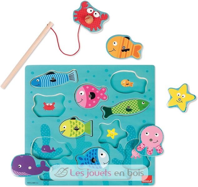 Encastrement Jeu de Pêche Magnétique - Goula 53131 - Jeu de pêche à la ligne