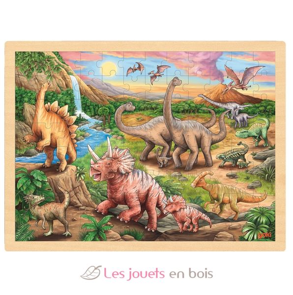 Puzzle en bois 96 pièces découverte de la nature jeu enfant