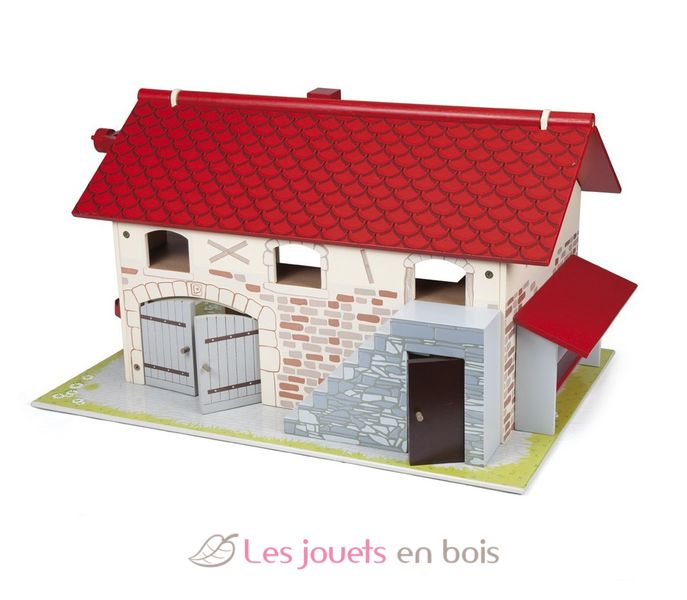 Ferme en bois jouet goki