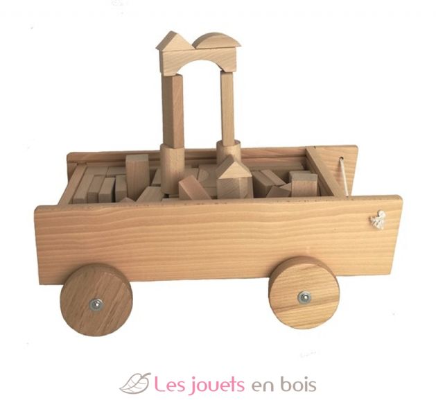 Chariot de nettoyage Montessori 5 pièces en bois pour enfants