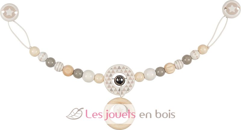 Chaine de poussette hochet Etoile - Heimess