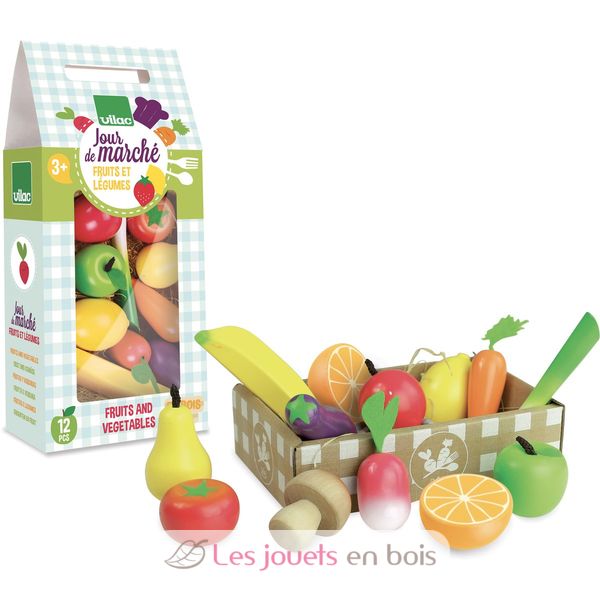 Set de Fruits et Légumes Jour de Marché - Vilac 8103