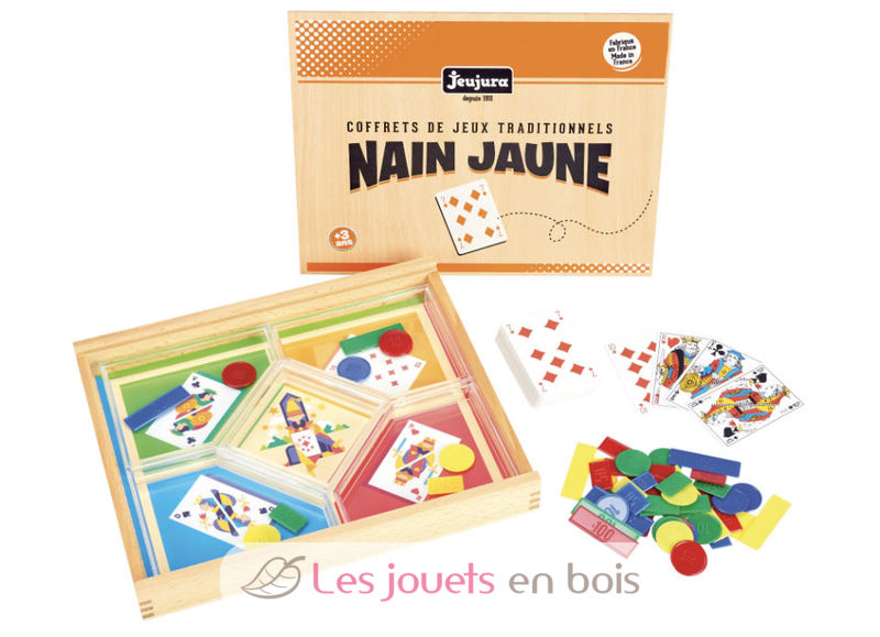 Coffret Loto familial en bois pour enfants et adultes. Jeu français