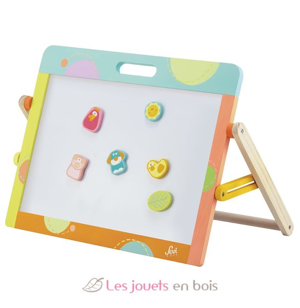 Tableau magnétique de table - Sevi 83031 - Tableau double face pour enfant