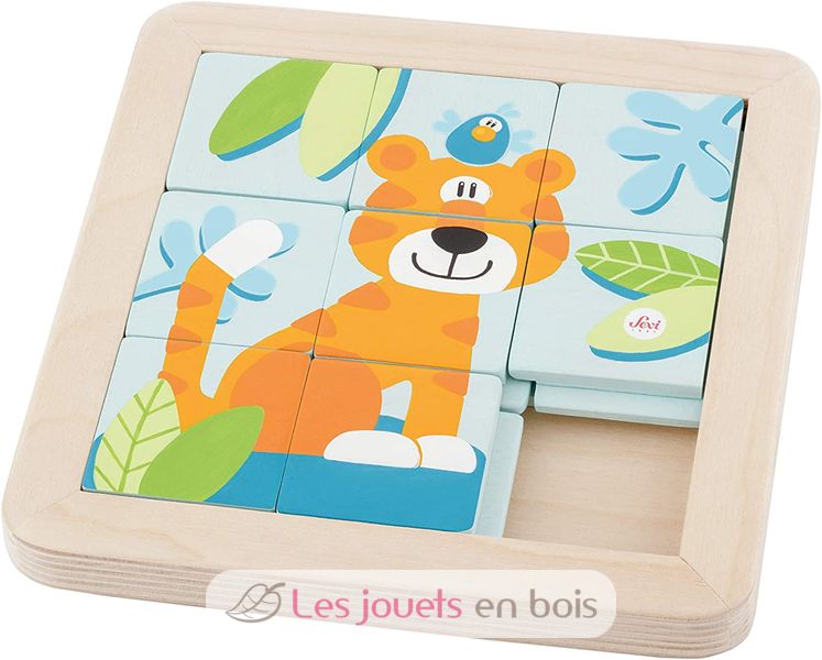 Puzzle casse tete en bois - Jeux Montessori - Intimea Protect