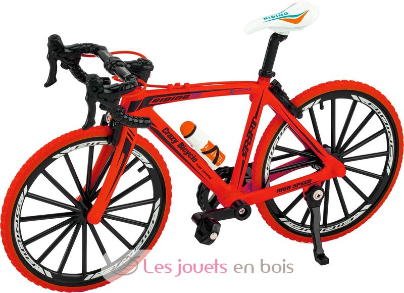 Vélo de course miniature articulé existe en trois couleurs