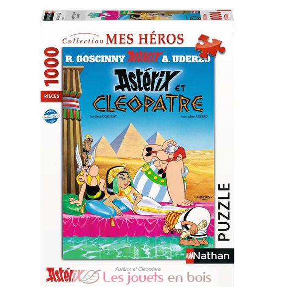 Puzzle Astérix et Cléopâtre 1000 pcs - Nathan 87325 - Puzzle adulte