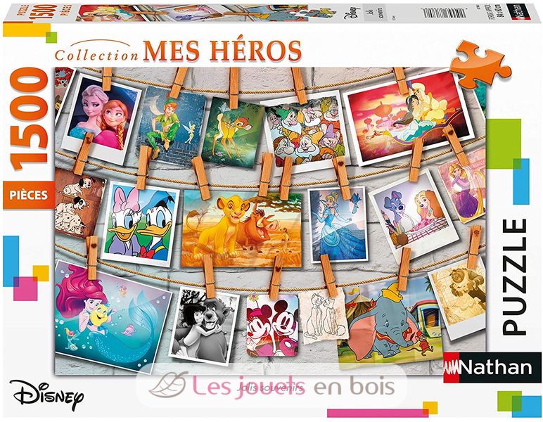 Puzzle 500 pièces Disney classique Nathan