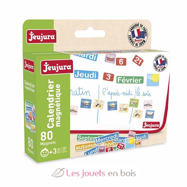 Magnets Calendrier - Jeujura 8971 - Calendrier pour enfant