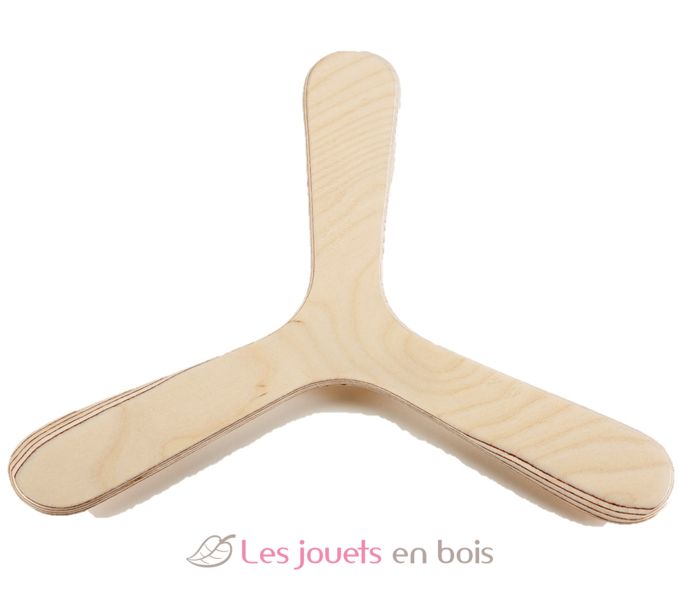 Boomerang En Bois Forme De V Pour Enfants – Jouet De Vol Extérieur, 36 X 21,5 Cm