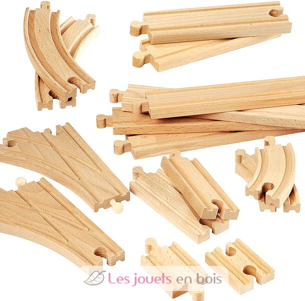 Passage de pont à 4 voies pour le chemin de fer en bois / individuellement ou en kit de pont - France