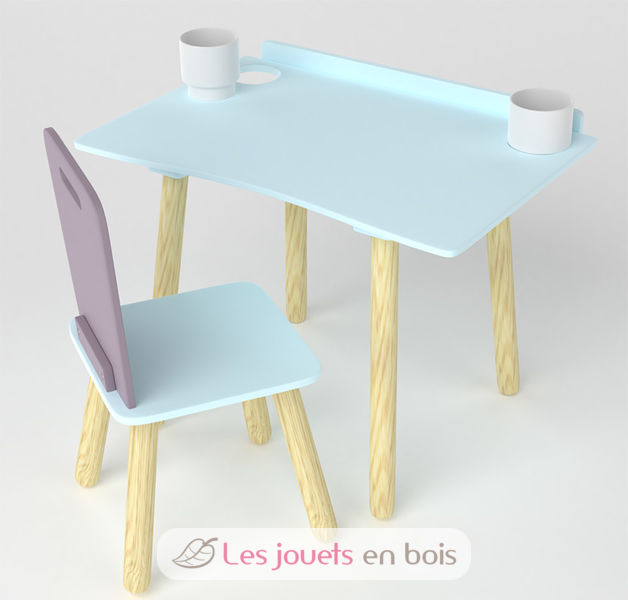 Bureau D Ecolier Avec Chaise Prune Table Et Chaise Design Pour Enfant
