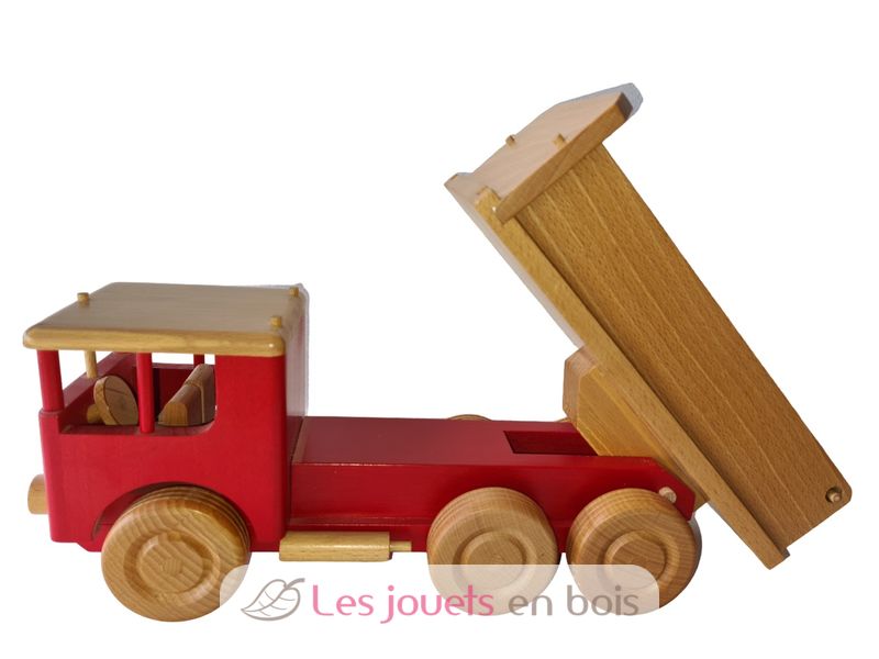 Camions de construction empilables jouet en bois