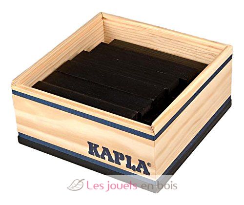 Coffret Kapla 40 Planchettes - Bleu Ciel, Jeu De Construction En Bois (à Partir De 3 Ans)