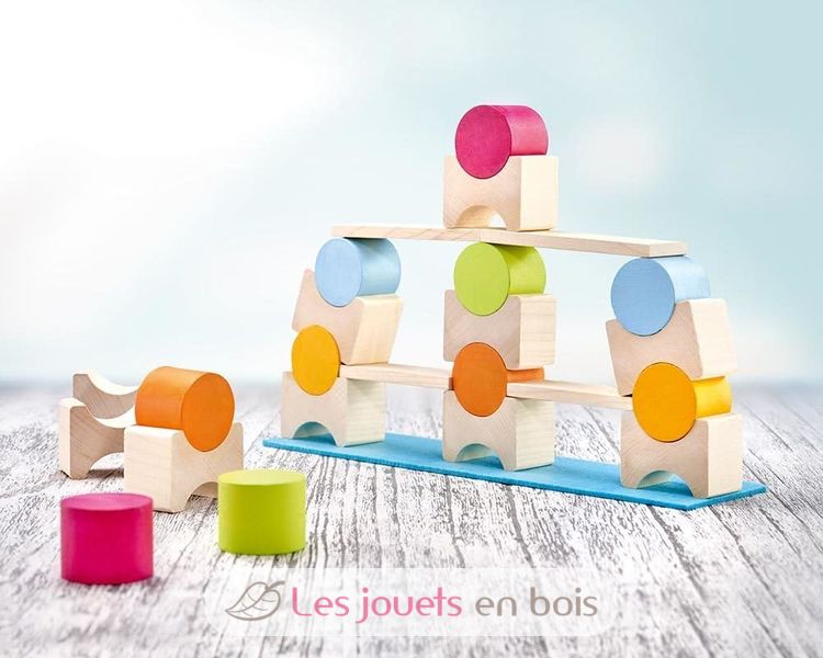 Clips en bois massif 3,5 cm - Selecta - Les jouets en bois