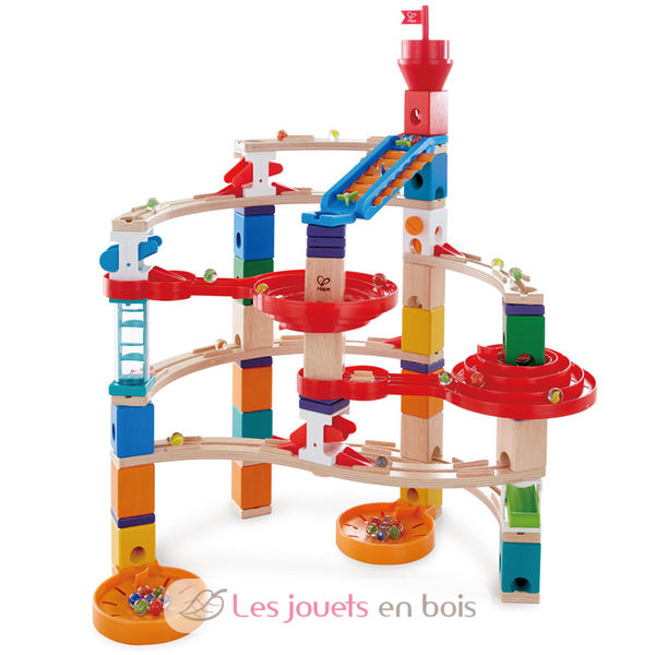 Quadrilla - Super Spiral circuit de billes - Hape E6024 - Jeu de