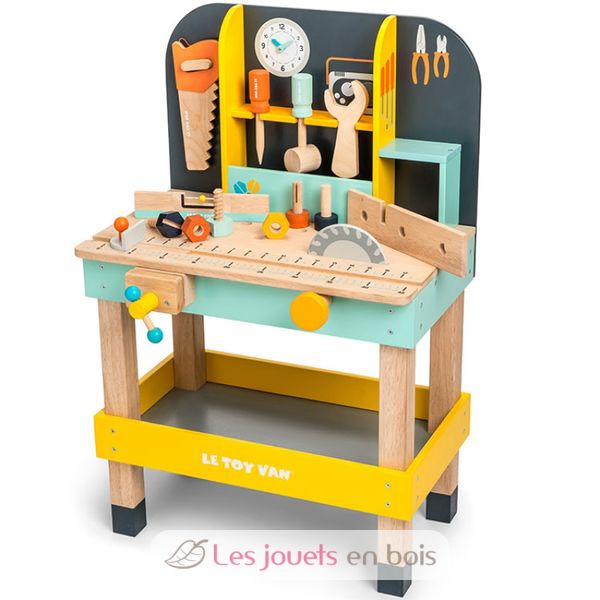 Etabli pour enfants avec table à dessin Legler • Jouet en bois, Woodybois