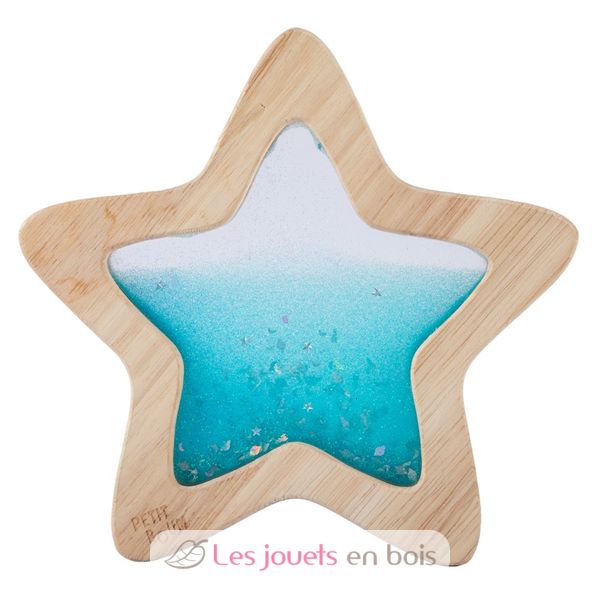 Étoile sensorielle étendue imprimée 3D avec poignée, jouet sensoriel en nid d'abeille pour décompression de bureau, cadeau anti-stress, violet, taille M