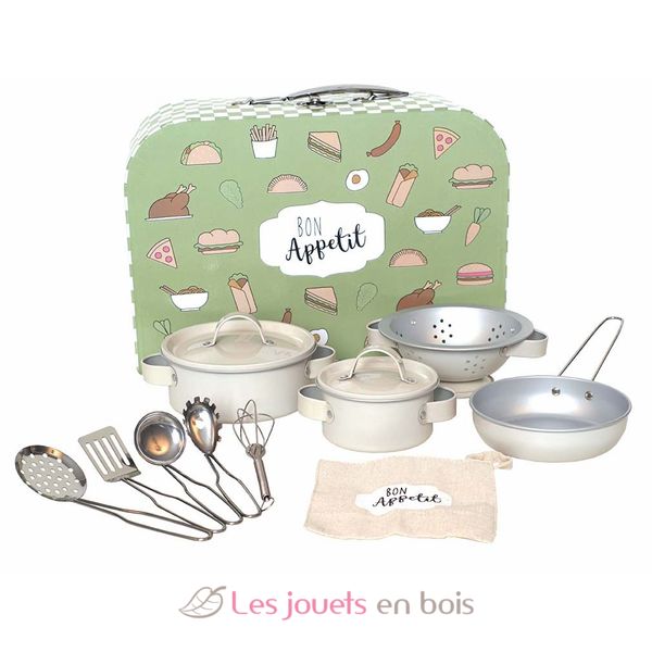 Batteur en bois, accessoires pour la cuisine d'enfant, partie