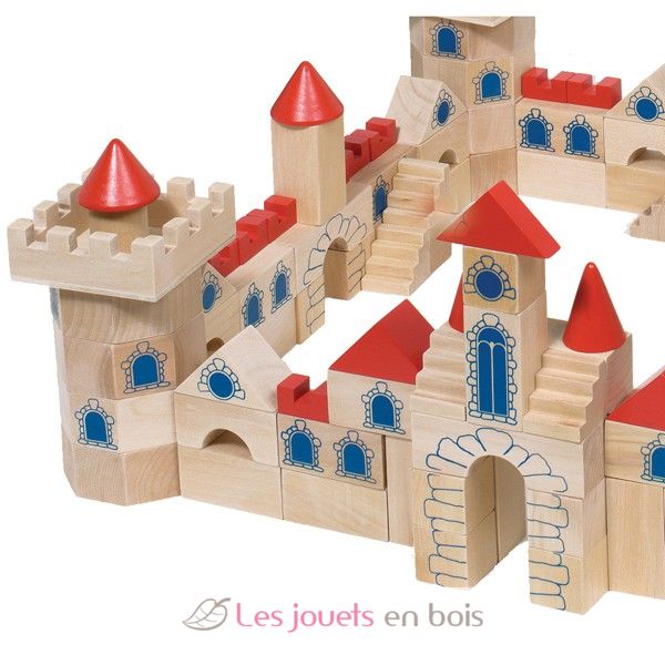 Chateau fort, jouets en bois