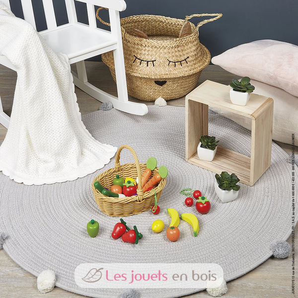 TrueForYou - Jouets éducatifs Bois 42 Pièces Légumes Légumes