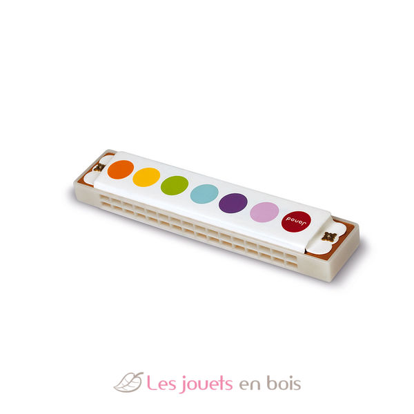 Harmonica en bois de dessin animé, petits jouets musicaux, cadeau