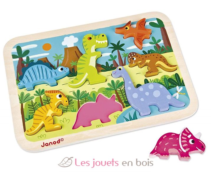 Enfants dinosaures puzzles et jeux numéro - enseigne de jeunes