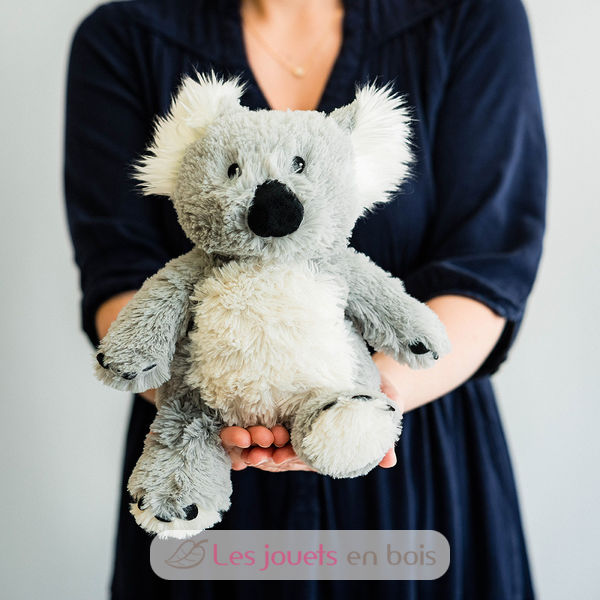 Warmies Mini Koala Grigio – Peluche Riscaldabile E Freddabile, Cuscino Caldo/Freddo Terapico