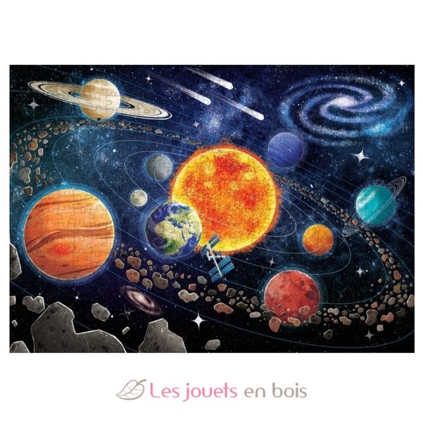 Mega Atlas De L Espace Le Systeme Solaire Sassi Junior Science Livre Et Puzzle Pour Enfant