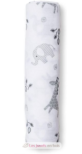 Lange En Mousseline De Coton Lulujo - 120 X 120 Cm - Ultra Doux, Polyvalent