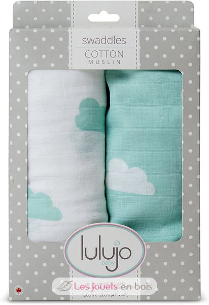 DOUDOU LULUJO MUSLIN 100 % MUSSOLA DI COTONE