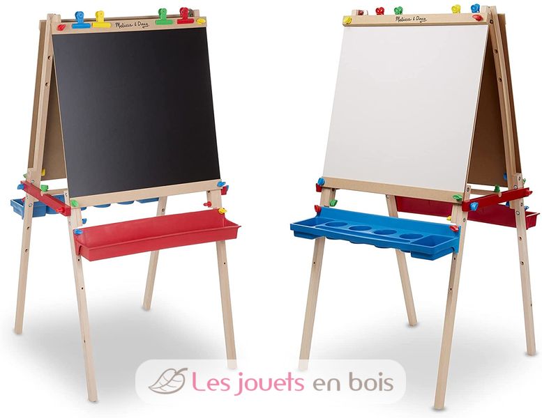 Chevalet d'art debout en bois Melissa and Doug 11282 - Tableau