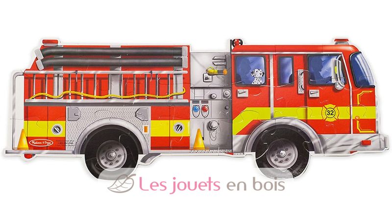 Puzzle géant camion de pompiers 10436, un puzzle de 24 pièces de