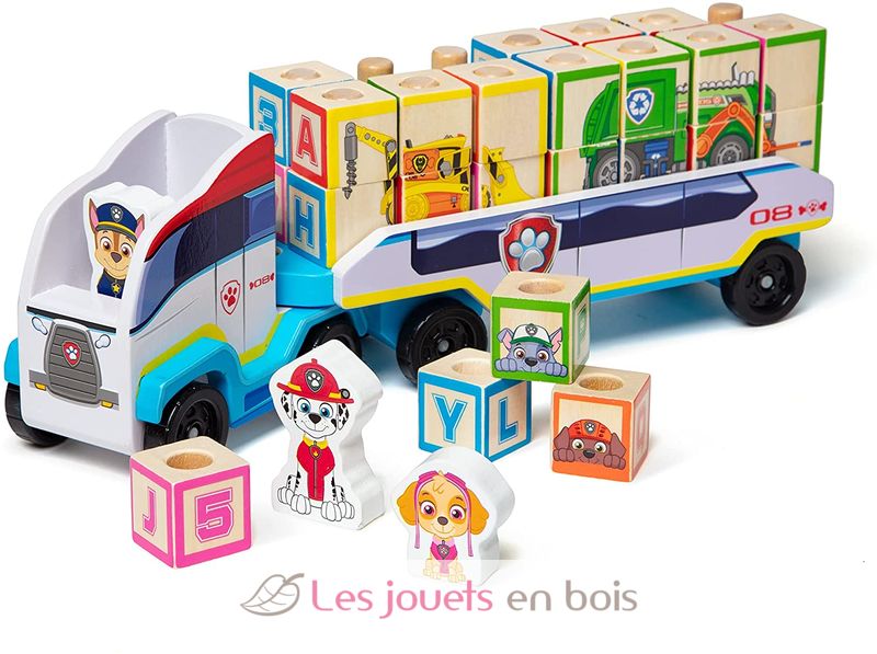 CAMION PORTE VOITURE - Ulysse couleur d'enfance - Des dès en bois : Jeux de  société - Jouets en bois - Location de jeux