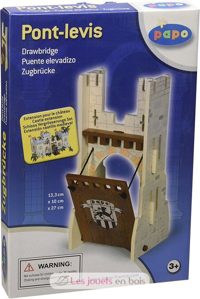 Jeu de construction en bois - Château – les ptits mosüs