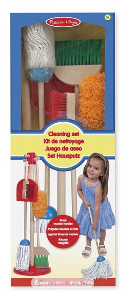 Kit de nettoyage, un jouet en bois Melissa and doug de 6 pièces