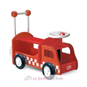 Porteur camion pompier bois clearance