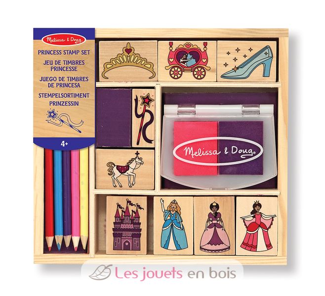 Tampons encreurs Princesses un jouet creatif et ecologique