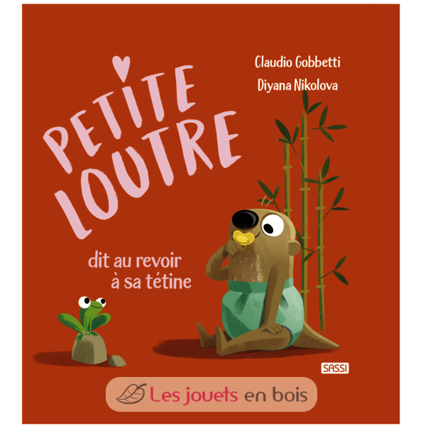 Petite loutre dit au revoir à sa tétine