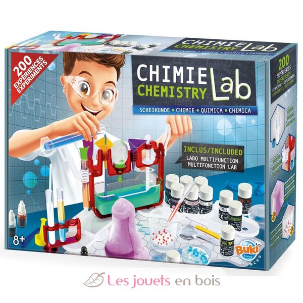 Chimie Lab 200 expériences - Buki France 8364 - Coffret scientifique pour  enfant