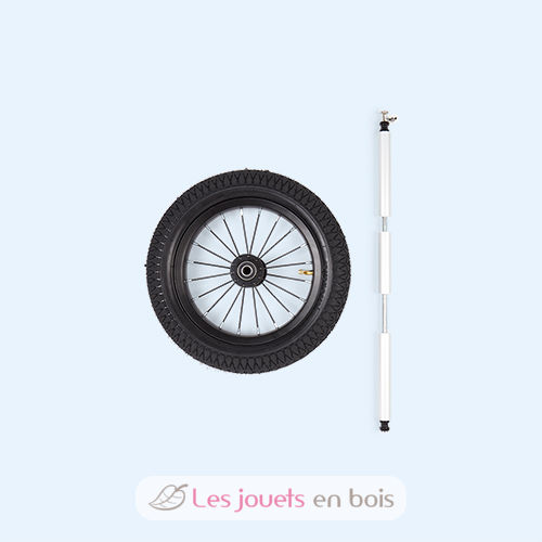 Kit de conversion tricycle noir pour vélo de 24 Livré avec deux roues en acier chromé de 24 à 72 rayons. Kit de conversion tricycle, tricycle, trois roues comprenant le kit de