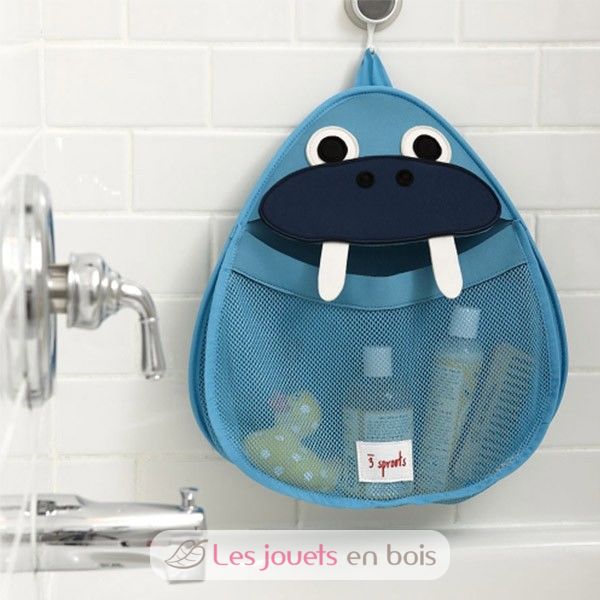Lot De 2 Sacs Filets De Rangement Pour Jouets De Bain – Accrochables Sur Le Bord De La Baignoire, Séchage Rapide, Lavables En Machine